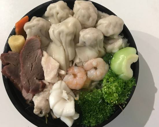 1A- Chop suey wonton soup 什菜云吞汤 (L)